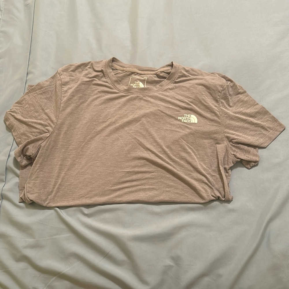 North Face tee.